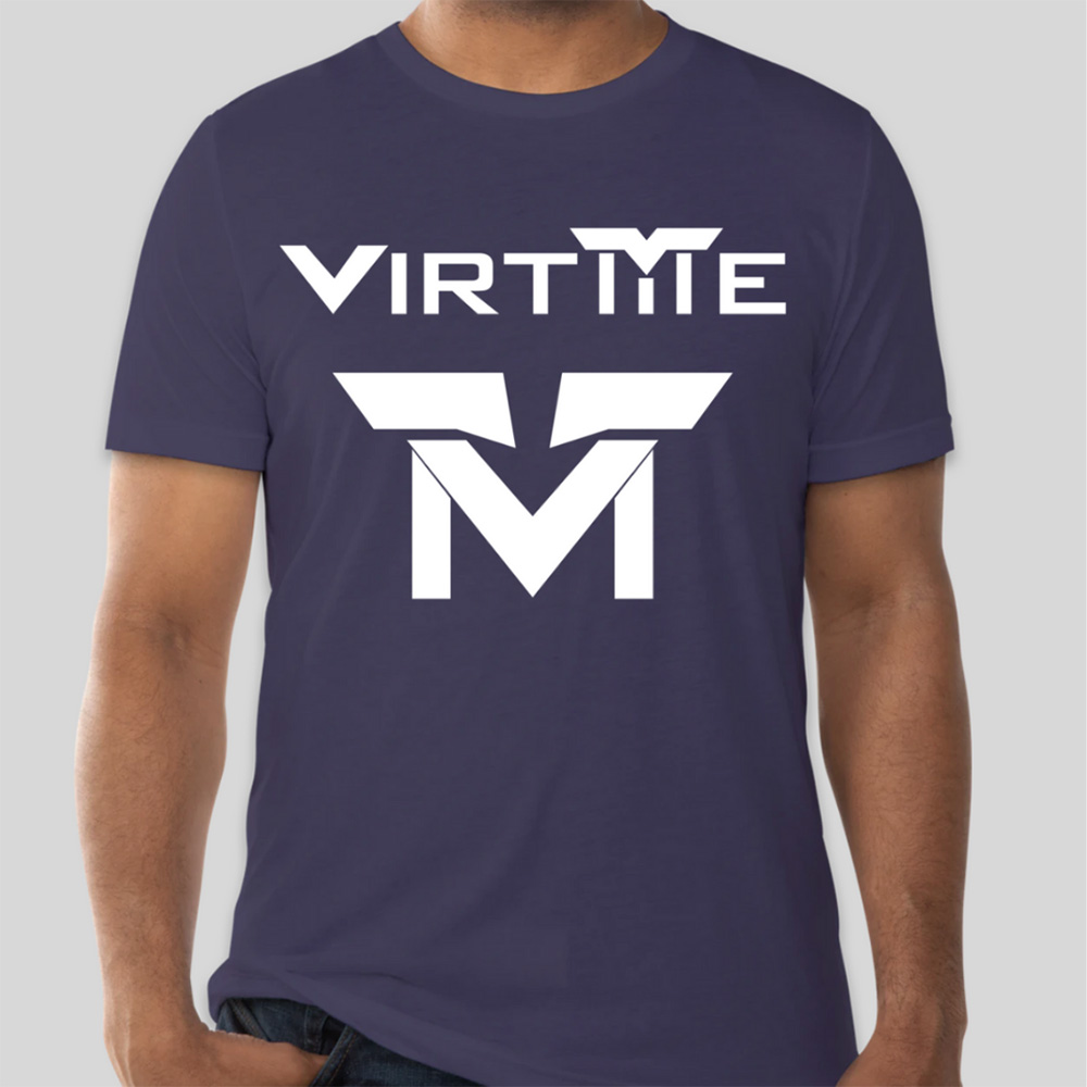 VirtMe Technology Branded Apparel | Navy T-Shirt
